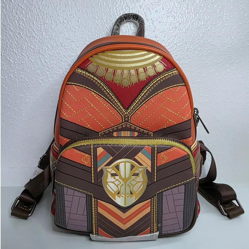 Loungefly Marvel Black Panther Okoye Cosplay Mini Backpack Wakanda Forever Bag
